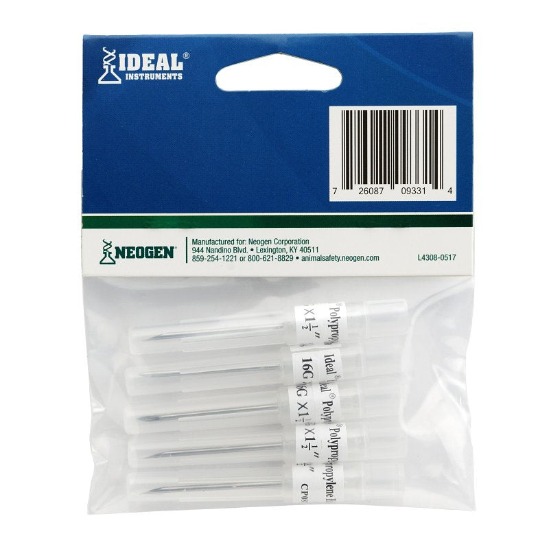 Neogen 9331 Hub Needle, 16 ga, 1-1/2 in L