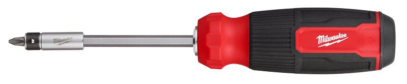 Milwaukee 48-22-2901 27-in-1 Multi-Bit Screwdriver, 1/4 in Drive, 9.11 in OAL, Plastic Handle, Ergonomic Handle