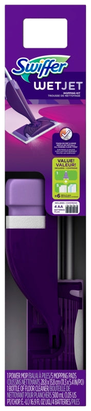 Swiffer WetJet 92810 Wet Jet Kit, Synthetic Mop Head