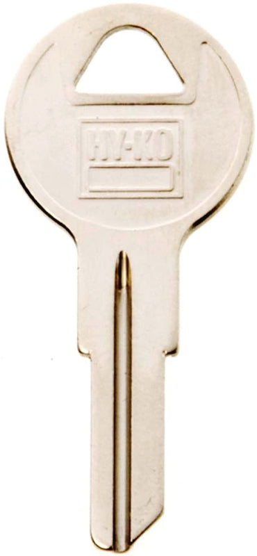 Hy-Ko 11010Y13 Key Blank, Brass, Nickel, For: Yale Cabinet, House Locks and Padlocks