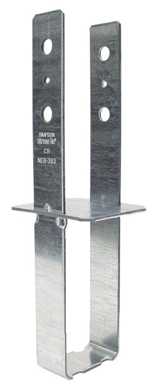 Simpson Strong-Tie CB CB46 Column Base, 4 x 6 in Post, 7 ga Gauge, Steel, Galvanized