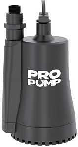PROPUMP SU200 Utility Pump, 1-Phase, 2.6 A, 115 V, 1/4 hp, 1 in Outlet, 27 ft Max Head, 2000 gph, Thermoplastic