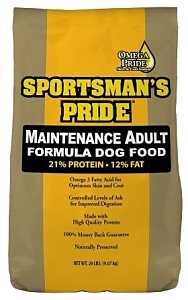 Sportsman's Pride 10110 Dog Food, All Breed, Chicken Flavor, 50 lb Bag