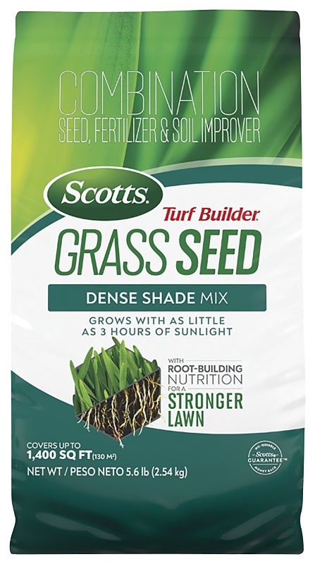 Scotts Turf Builder 18061 4-0-0 Grass Seed, Dense Shade, 5.6 lb Bag