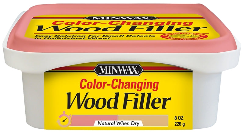 Minwax 448700000 Wood Filler, Liquid, Natural, 8 oz