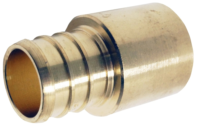 Apollo APXMS3434 Pipe Adapter, 3/4 in, PEX x Male Solder, Brass, 200 psi Pressure