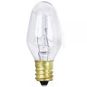 Feit Electric BP4C7/4/CAN Incandescent Bulb, 4 W, C7 Lamp, Candelabra E12 Lamp Base, 2700 K Color Temp