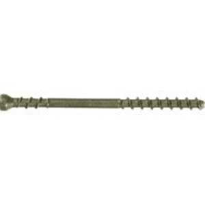 Camo 345148 Deck Screw, #7 Thread, 2-3/8 in L, Trim Head, Star Drive, Carbon Steel, ProTech-Coated, 350/PK