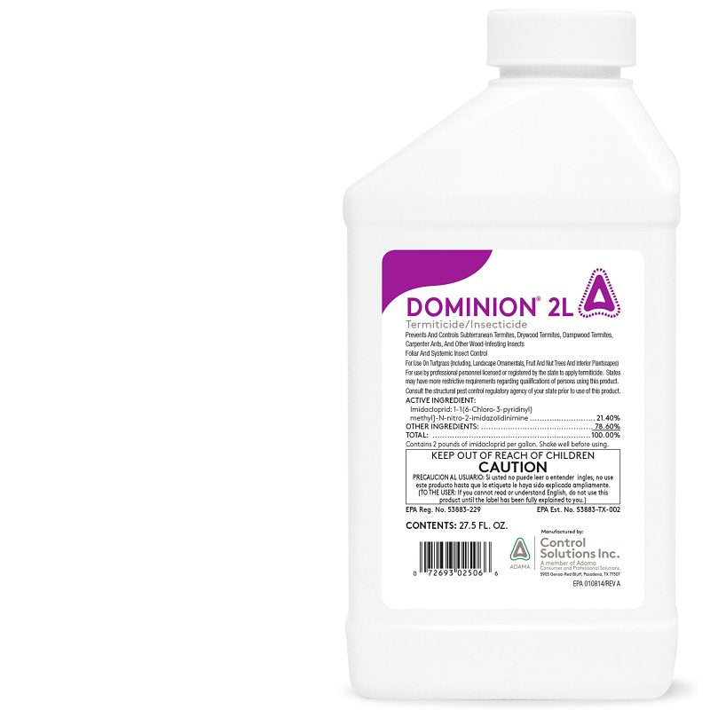 CSI Dominion 2L 82002506 Termiticide/Insecticide, Liquid, Ornamentals, Pre and Post-Construction, Turf, 27.5 fl-oz