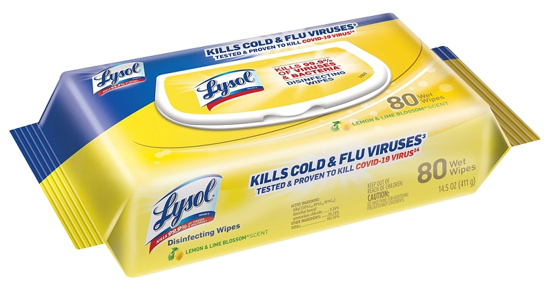 99716 WIPES DSNFCT LEMON 80CT