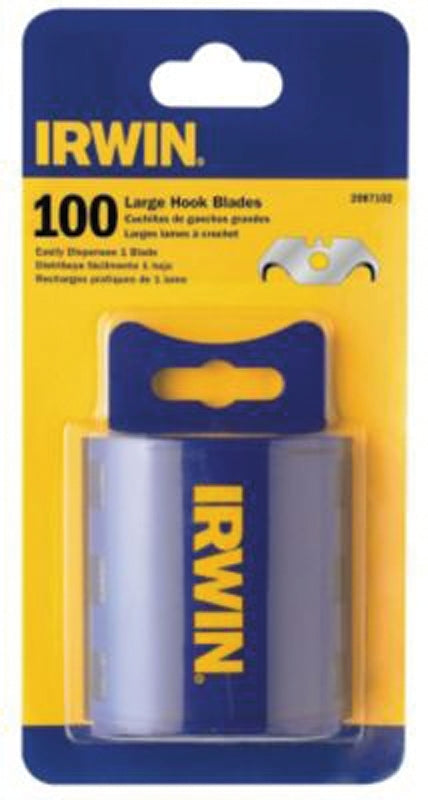 Irwin 2087102 Utility Blade, Carbon Steel, 2-Point, 100/PK