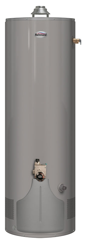 Richmond 6G40S-38FN4 Water Heater, Natural Gas, 40 gal Tank, 38,000 Btu