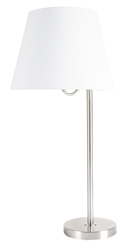 Boston Harbor Table Lamp, Brushed Nickel