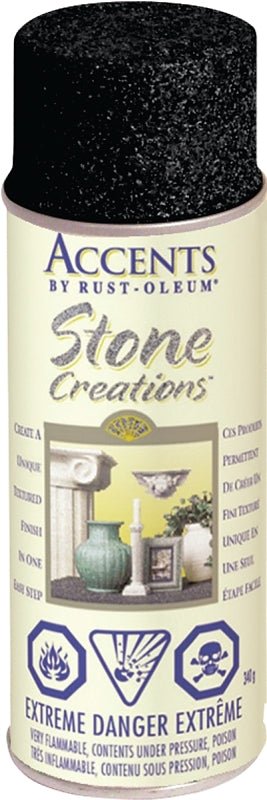 Rust-Oleum N7991830 Spray Paint Textures, Black Granite, 340 g, Can