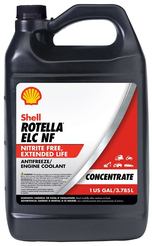 Shell Rotella 550041812 Extended Life Nitrite-Free Coolant, 1 gal Jug, Red