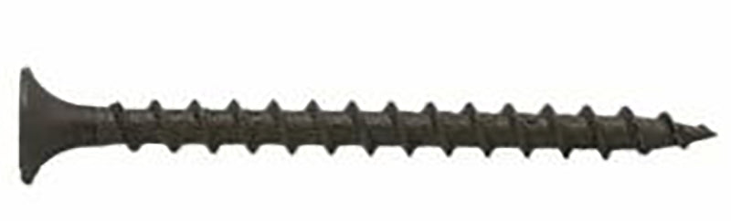 ProFIT 0286179 Screw, #8 Thread, 3 in L, Coarse Thread, Bugle Head, Phillips Drive, Sharp Point, Phosphate