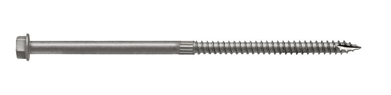 Simpson Strong-Tie Strong-Drive SDS SDS25600-R10 Connector Screw, 6 in L, Serrated Thread, Hex Head, Hex Drive