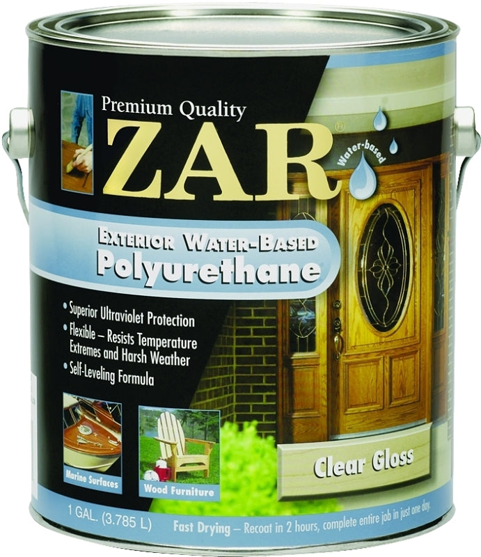 ZAR 32613 Polyurethane, Gloss, Liquid, Amber, 1 gal, Can