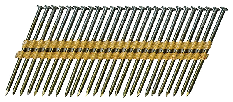 ProFIT 0600152 Framing Nail, 2-3/8 in L, 11-1/2 Gauge, Steel, Bright, Clipped Head, Smooth Shank, 2000/PK