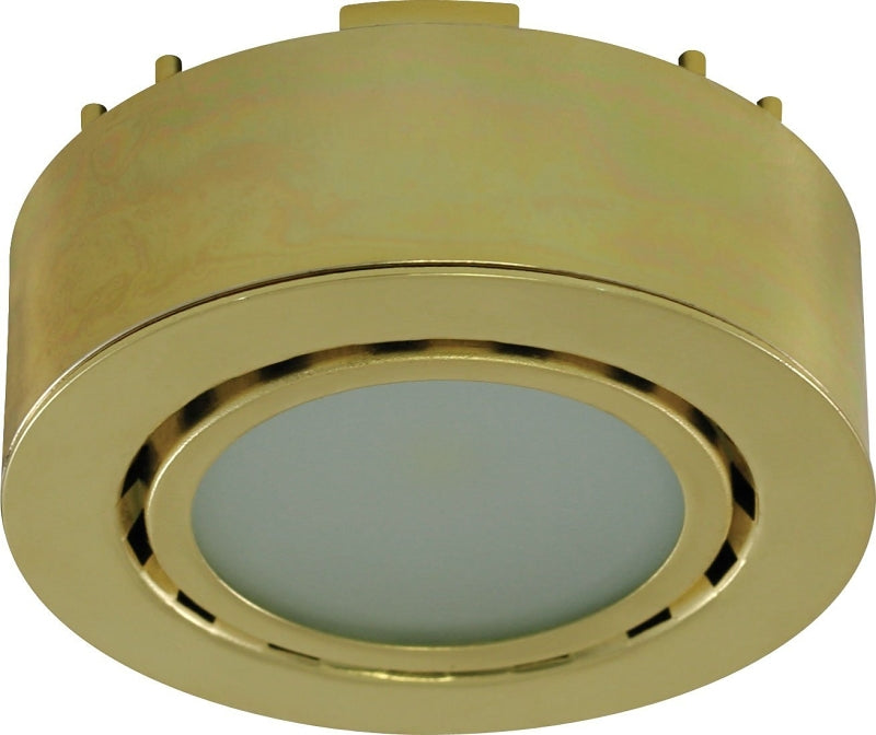 UCP-LED1-PB POLISH BRASS RECES