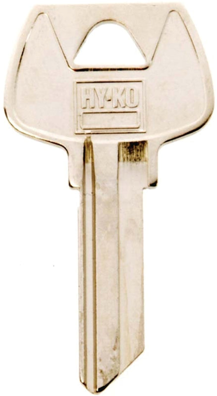 Hy-Ko 11010S68 Key Blank, Brass, Nickel, For: Sargent Cabinet, House Locks and Padlocks
