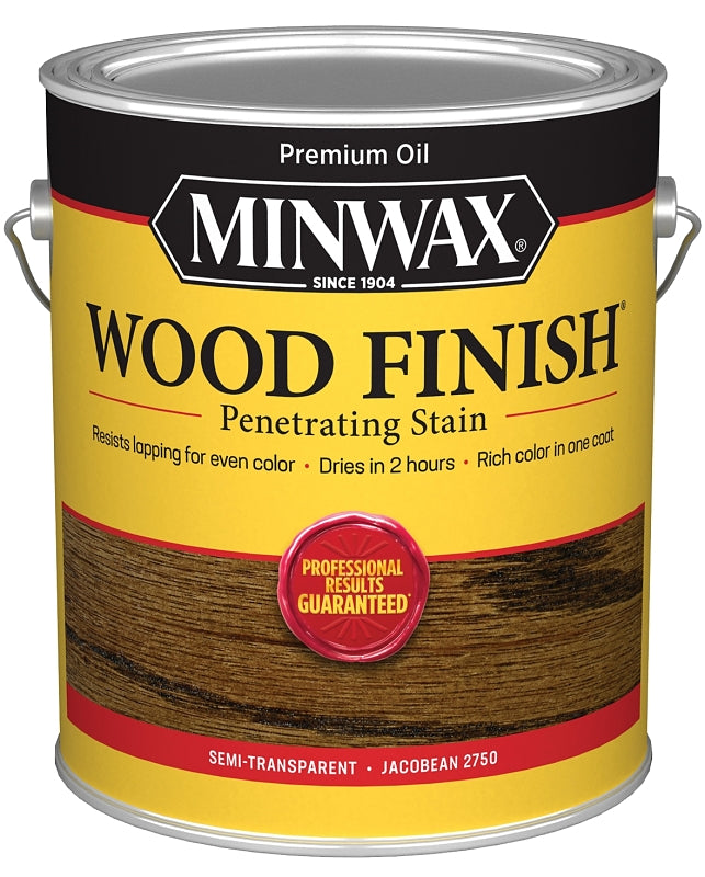 Minwax 71014000 Wood Stain, Jacobean, Liquid, 1 gal, Can