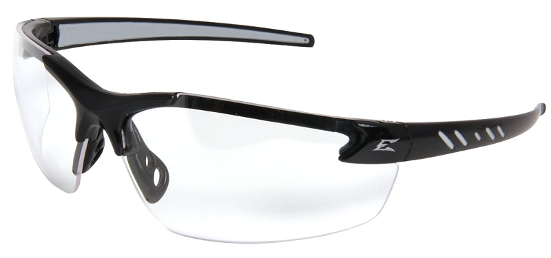 Edge Zorge G2 Series DZ111VS-G2 Safety Glasses, Vapor Shield Anti-Fog Lens, Nylon Frame, Black Frame