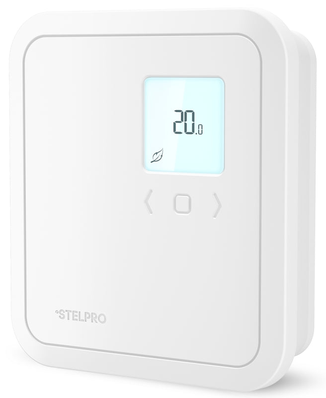 Stelpro ST252NPB2 Non-Programmable Thermostat, 120/208/240 V, 10.4 A, 2500 W, 60 Hz, Mechanical Operation, White, 2/BX