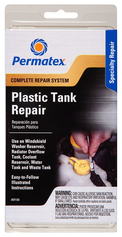 Permatex 09100 Tank Repair Kit, Liquid, Mild Part-1/Mercaptan Part-2