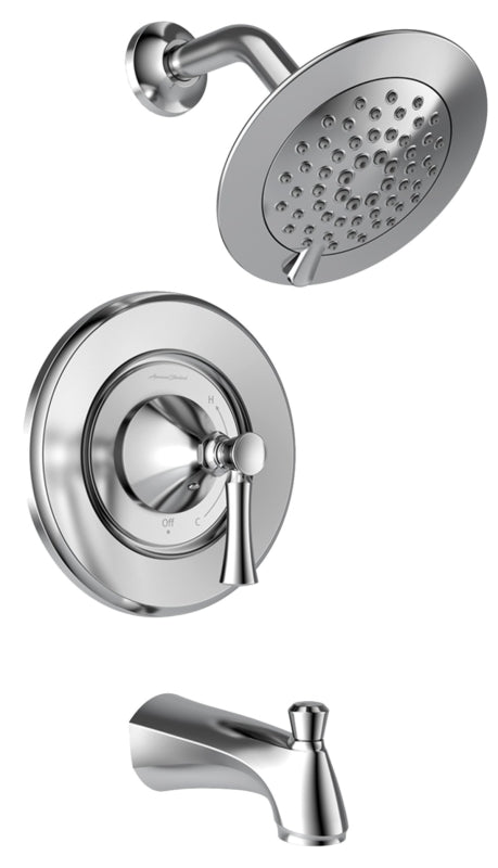 American Standard Chancellor 7022502.002 Tub and Shower Valve Trim Kit, Multi-Function Showerhead, 1.8 gpm Showerhead