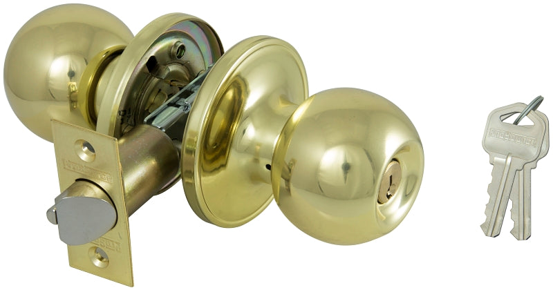 ProSource Entry Knob, Stainless Steel, KW1, KA3 Keyway, 3 Grade