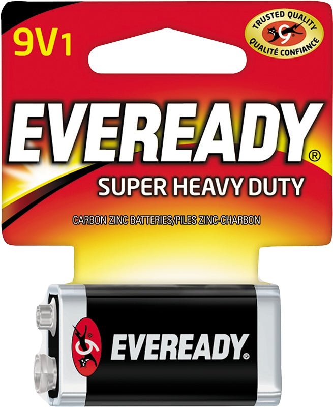 Eveready Gold 1222SW Battery, 9 V Battery, 400 mAh, Zinc, Manganese Dioxide