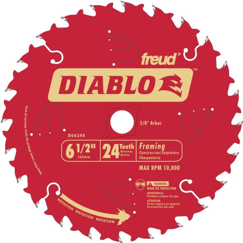 CIRC SAW BLADE 6-1/2-24T FRAME