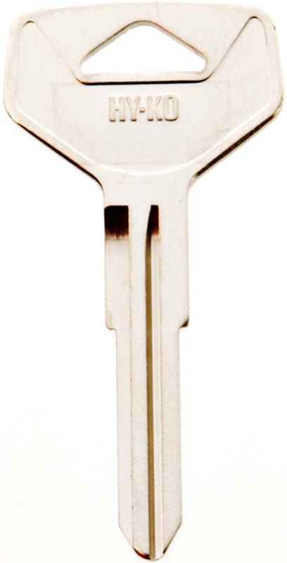 Hy-Ko 11010TR25 Automotive Key Blank, Brass, Nickel, For: Toyota Vehicle Locks