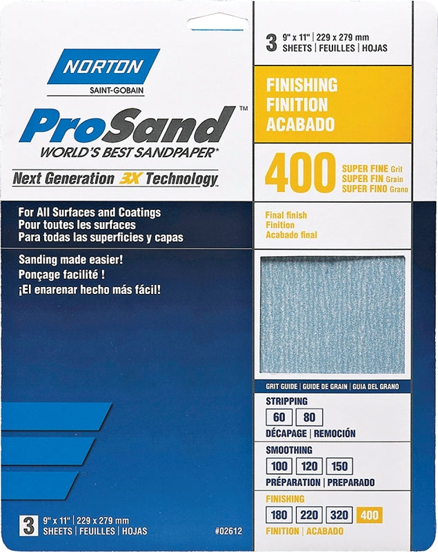 02612 SANDPAPER PRO 9X11 400