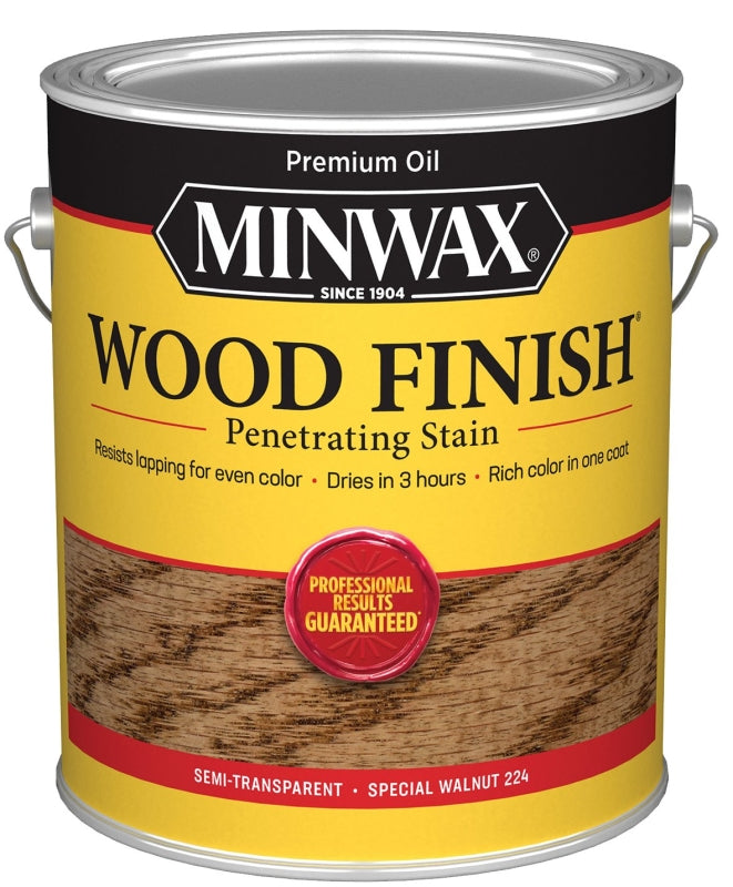 Minwax 710760000 Wood Stain, Special Walnut, Liquid, 1 gal, Can