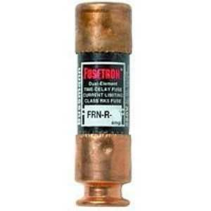 Bussmann BP/FRN-R-45 Fuse, 45 A, 250 VAC, 125 VDC, 20, 200 kA Interrupt, Fiberglass Body, K