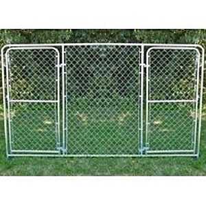 Stephens Pipe & Steel Silver DKS41006 Gate Panel, Double, Steel, Galvanized