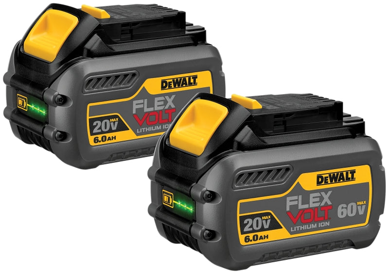 DCB606-2 BATTERY20/60V 6AH 2PK