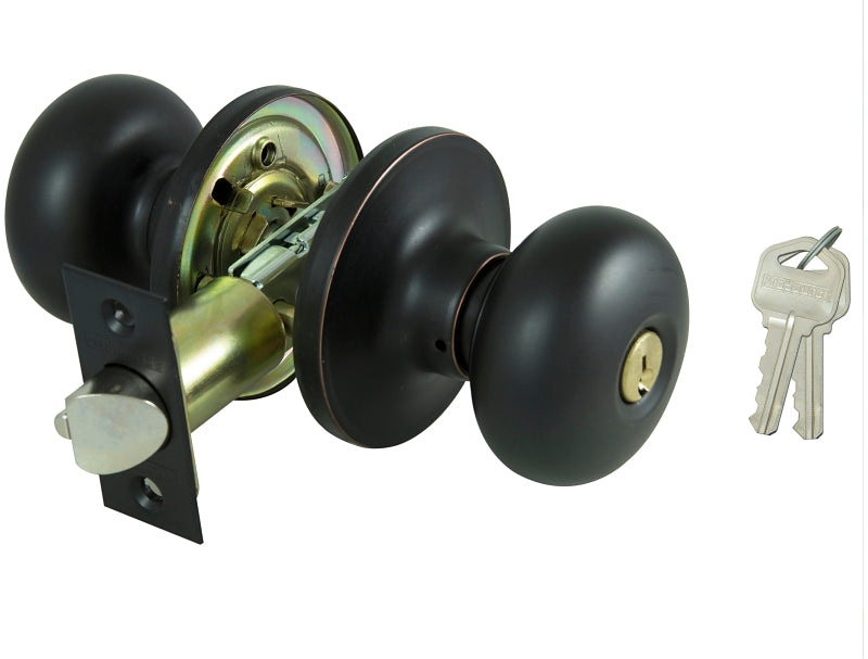 ProSource Entry Knob, Stainless Steel, KW1, KA3 Keyway, 3 Grade