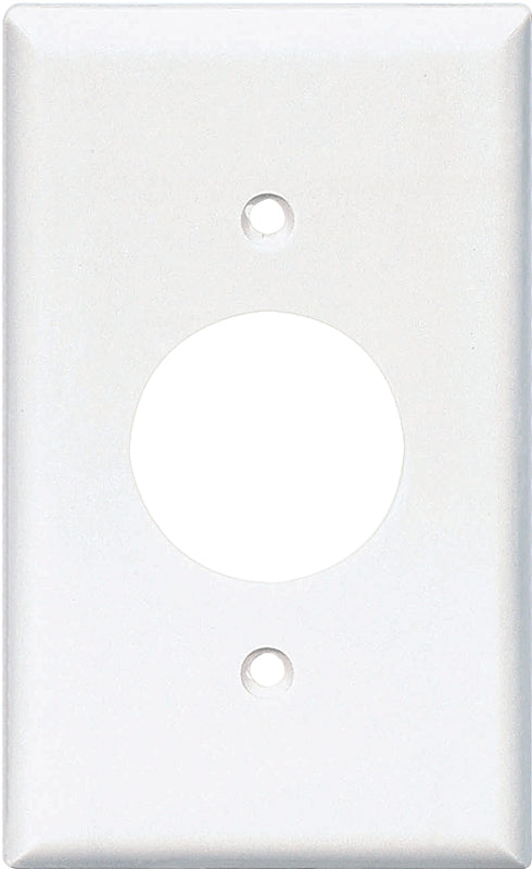 Eaton Wiring Devices 2131W-BOX Single Receptacle Wallplate, 4-1/2 in L, 2-3/4 in W, 1 -Gang, Thermoset, White