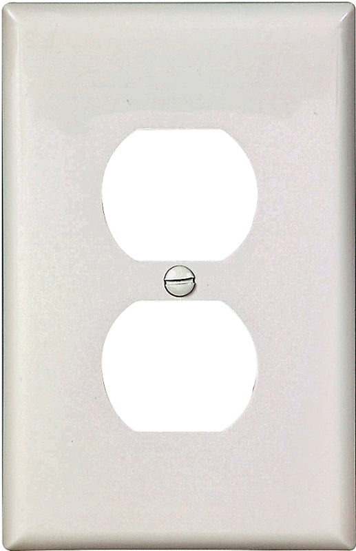 WALL PLATE 1GNG DPLX RECPT WHT