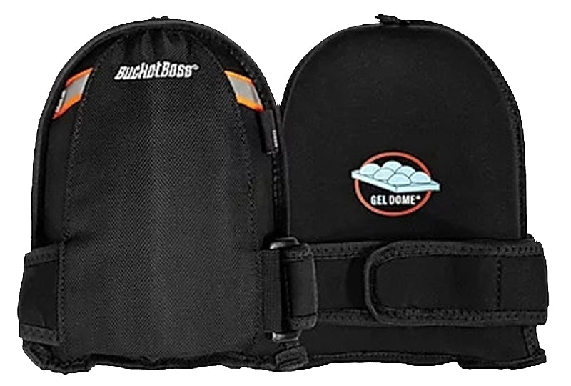 Bucket Boss GelDome Series GX5 MegaSoft Knee Pad, 1680 Poly Fabric Cap, Gel Pad, Hook and Loop Closure