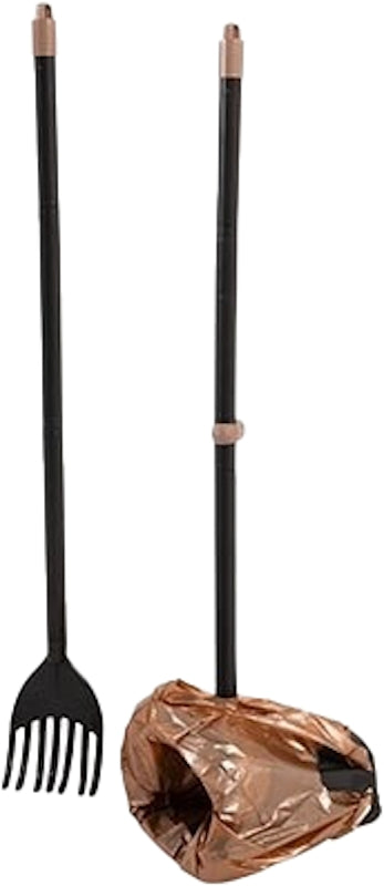 SWIVEL WASTE BIN & RAKE
