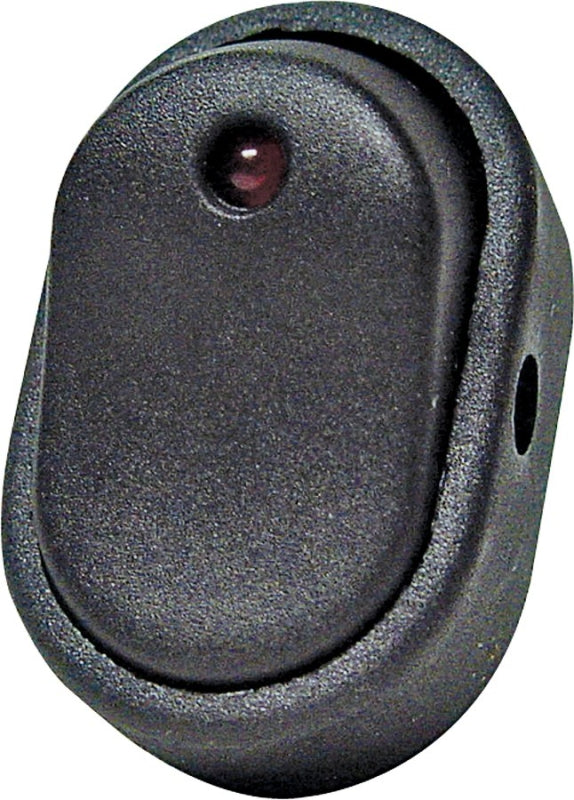 Calterm 40393 Rocker Switch, 30 A, 12 V, SPST, Black