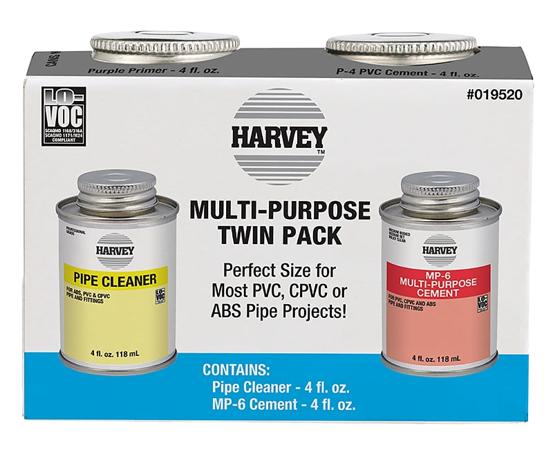 Harvey 19520 All-Purpose Pipe Cleaner, Liquid, Clear, 4 oz Box