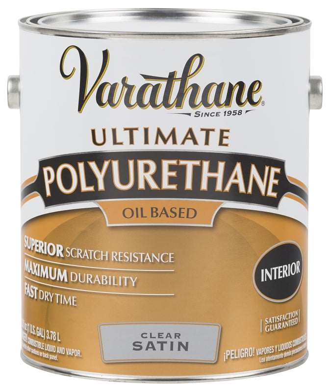 Varathane 9132 Polyurethane, Liquid, Clear, 1 gal, Can