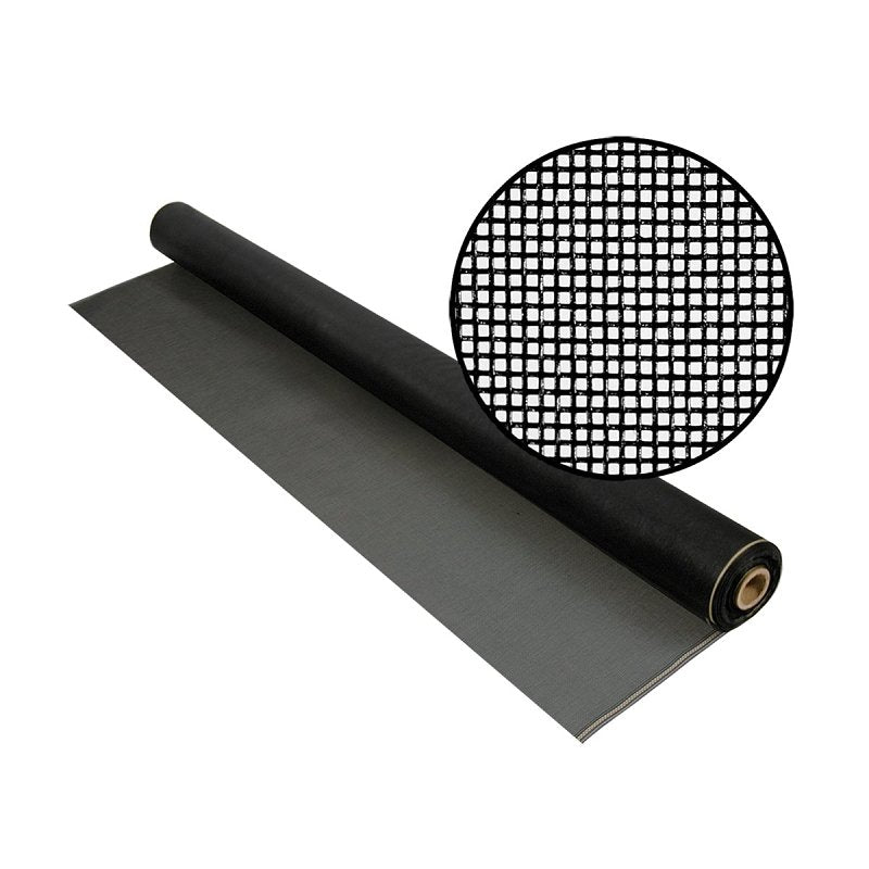 Phifer 3035539 Door and Window Screen, 100 ft L, 108 in W, Fiberglass, Charcoal