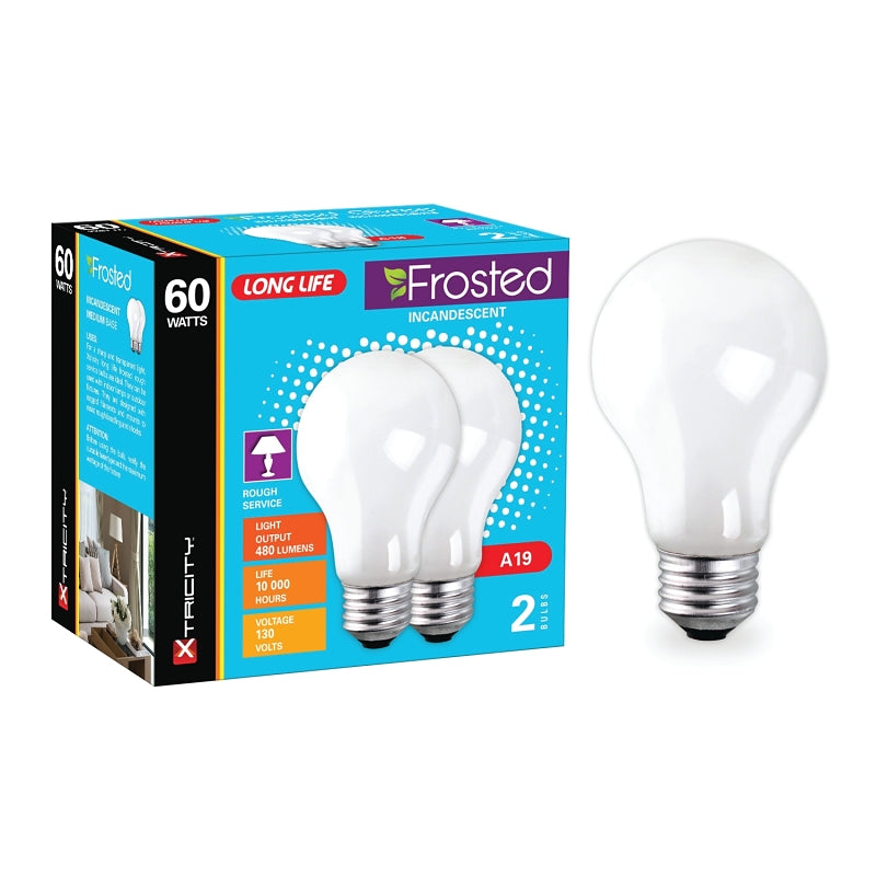 1-63912 BULB 60W A19 FROST RS