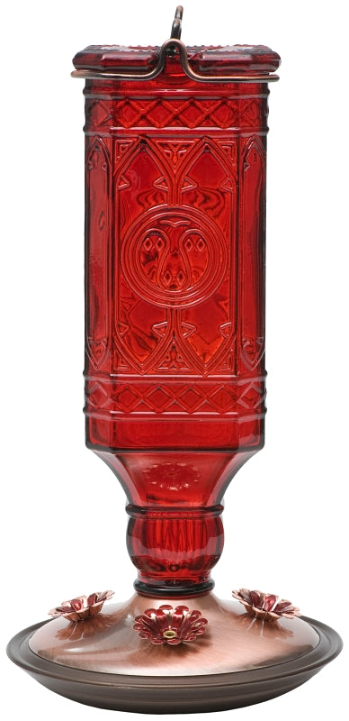 8116-2 BDFDR BTL SQ GLS RED 24